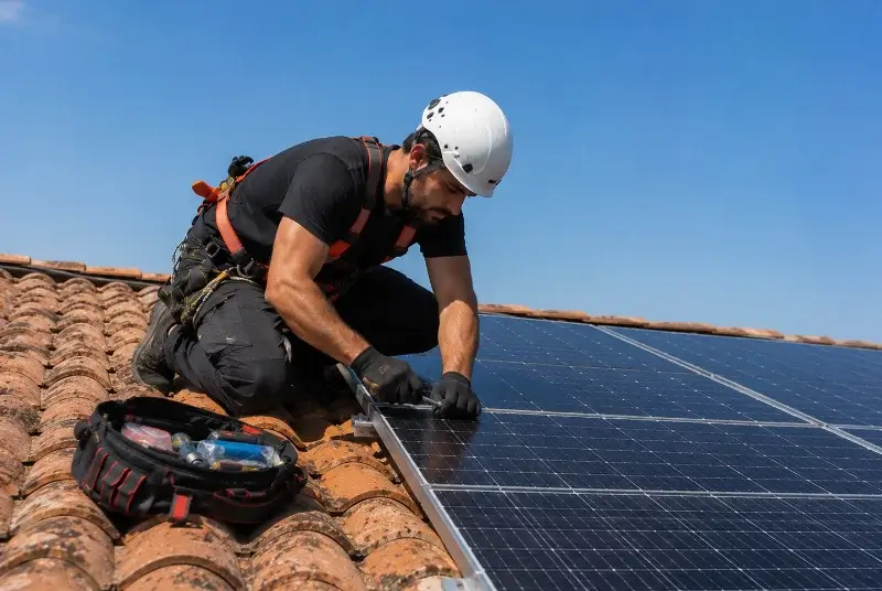 Maintenance et monitoring de panneaux solaires au Boulou
